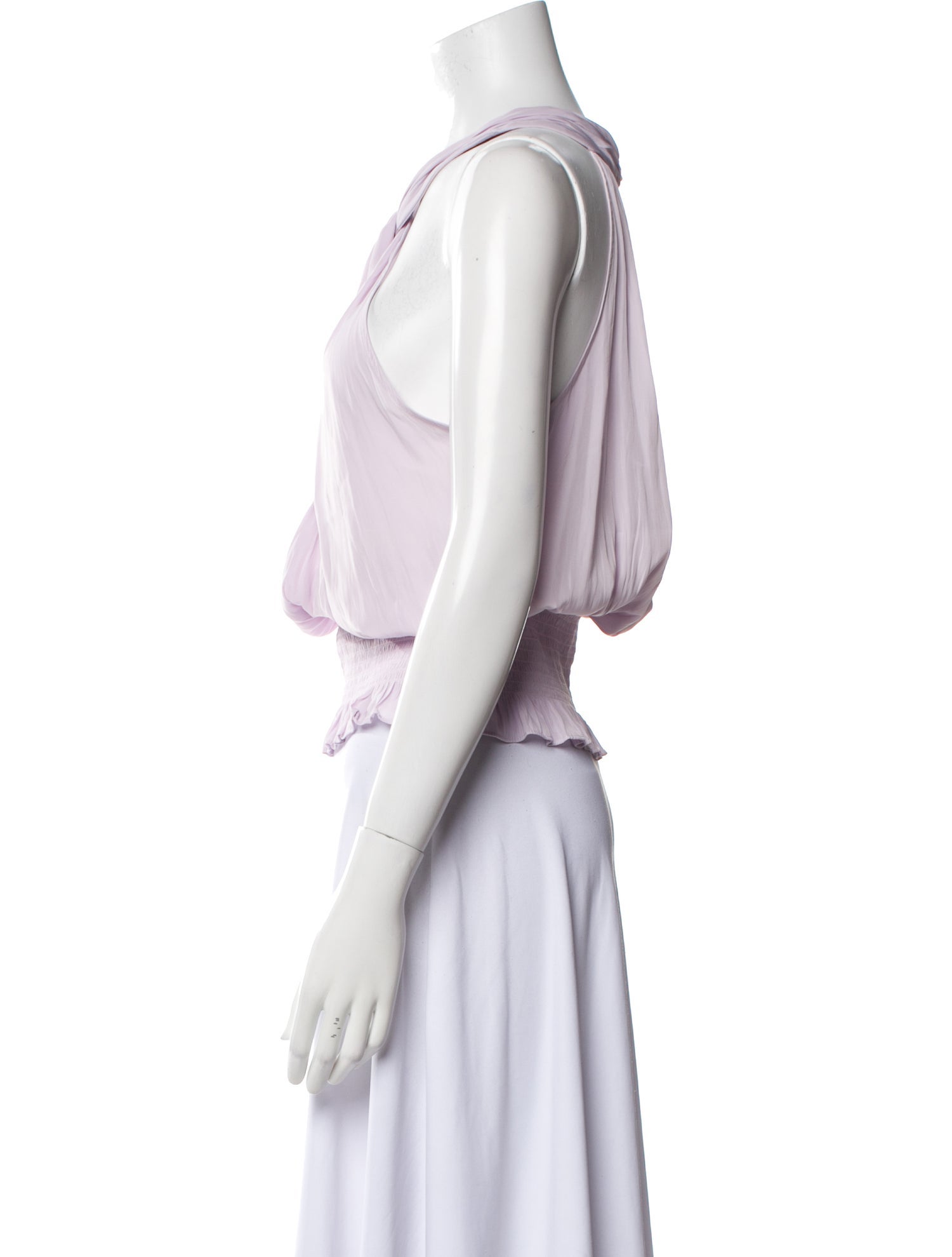 Ramy Brook Halterneck Sleeveless Crop Top