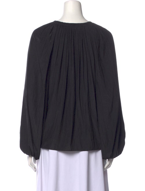 Ramy Brook Tie Neck Long Sleeve Blouse