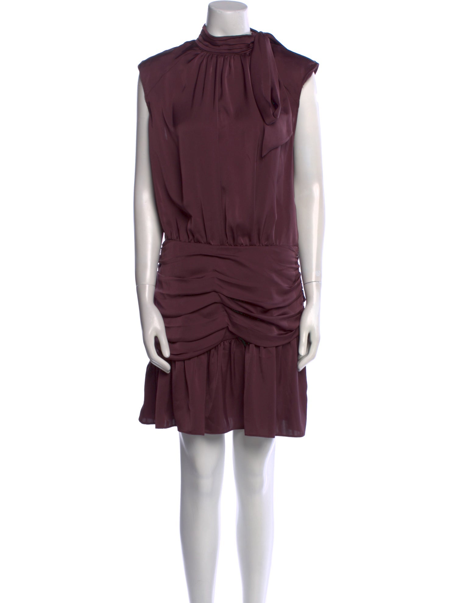 Ramy Brook Mock Neck Knee-Length Dress