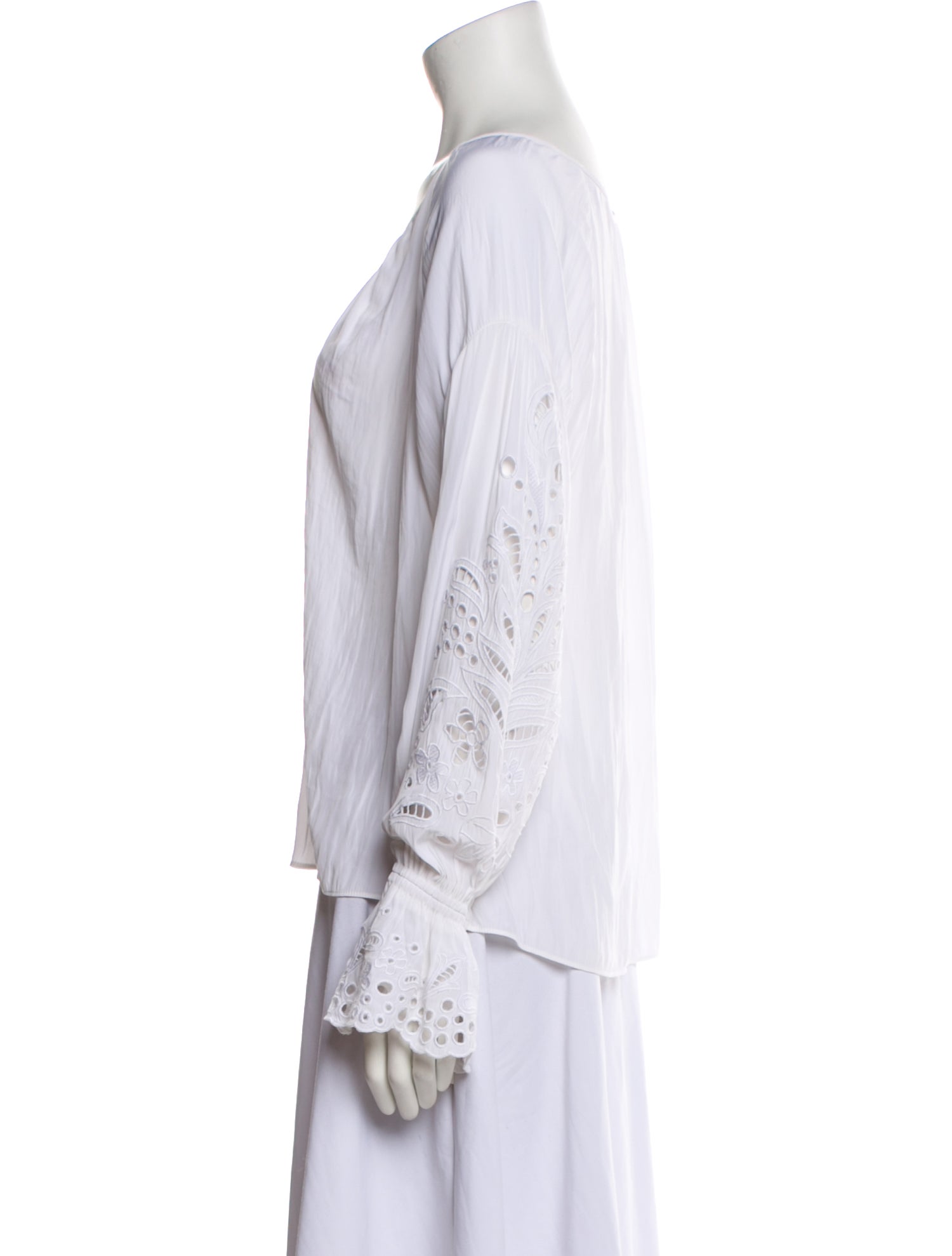 Ramy Brook V-Neck Long Sleeve Blouse