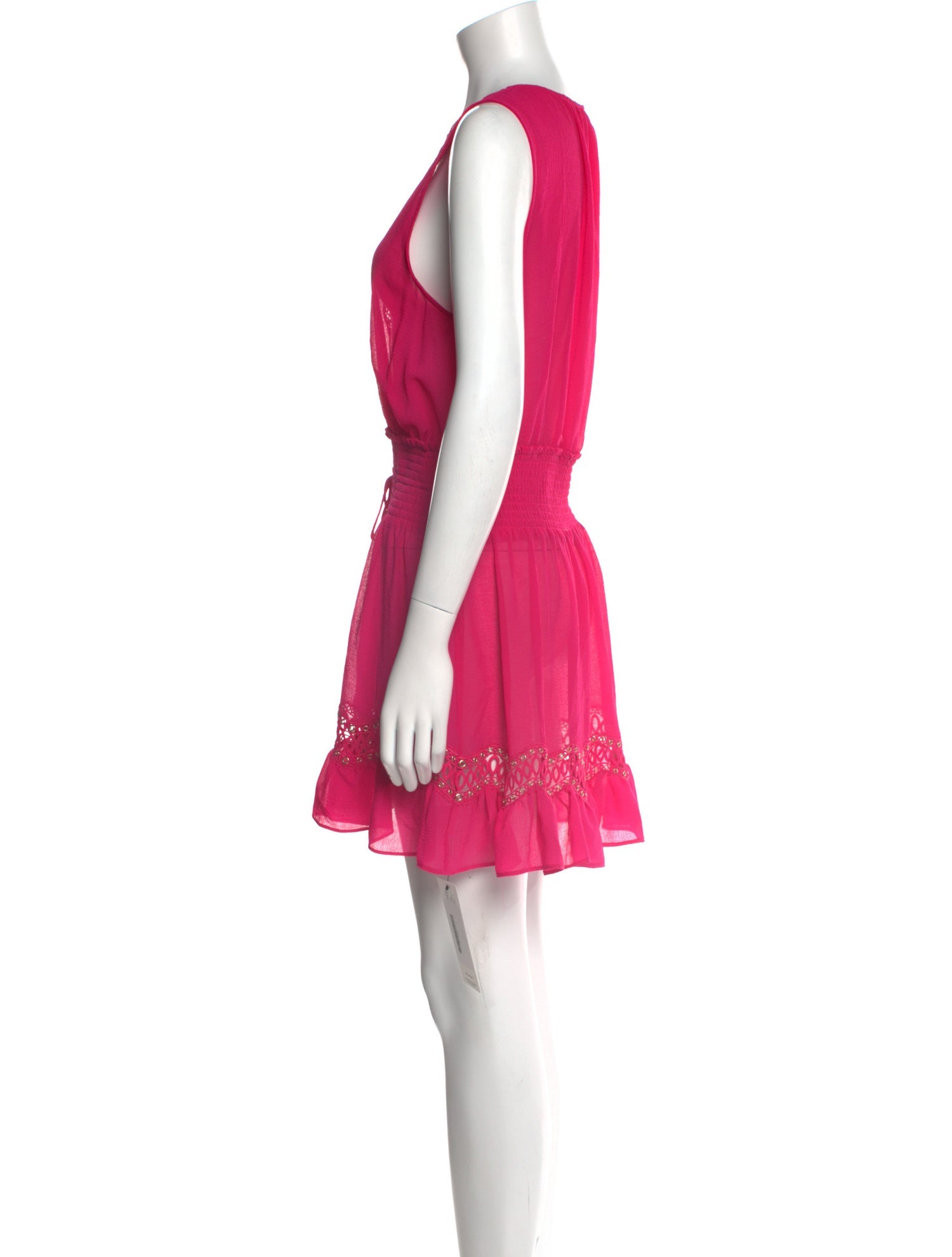 Ramy Brook Plunge Neckline Mini Dress