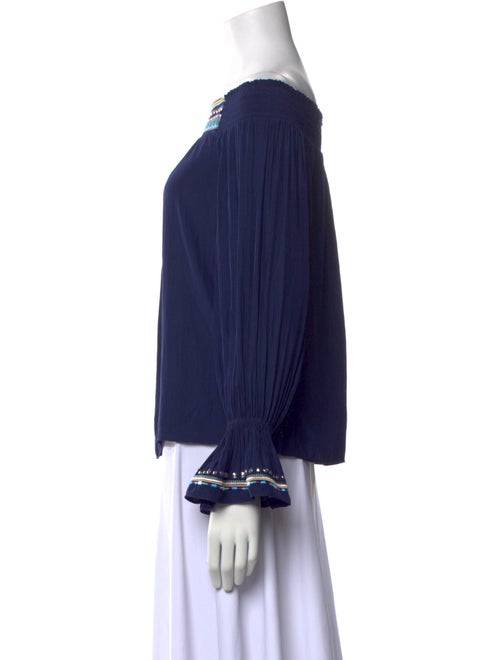 Ramy Brook Off-The-Shoulder Long Sleeve Blouse