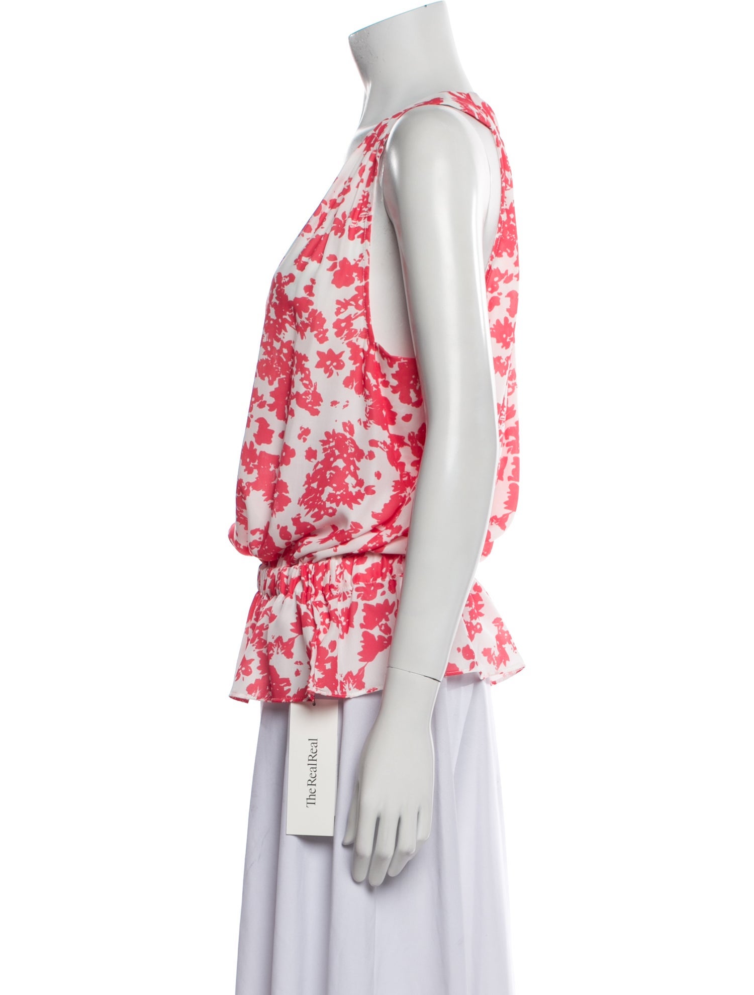 Ramy Brook Floral Print V-Neck Blouse