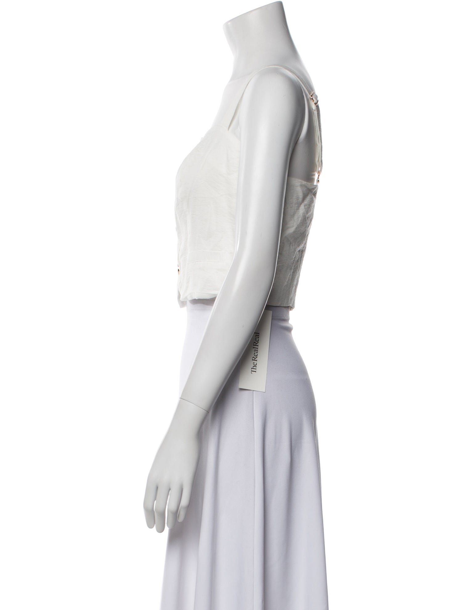 Ramy Brook Square Neckline Sleeveless Crop Top w/ Tags