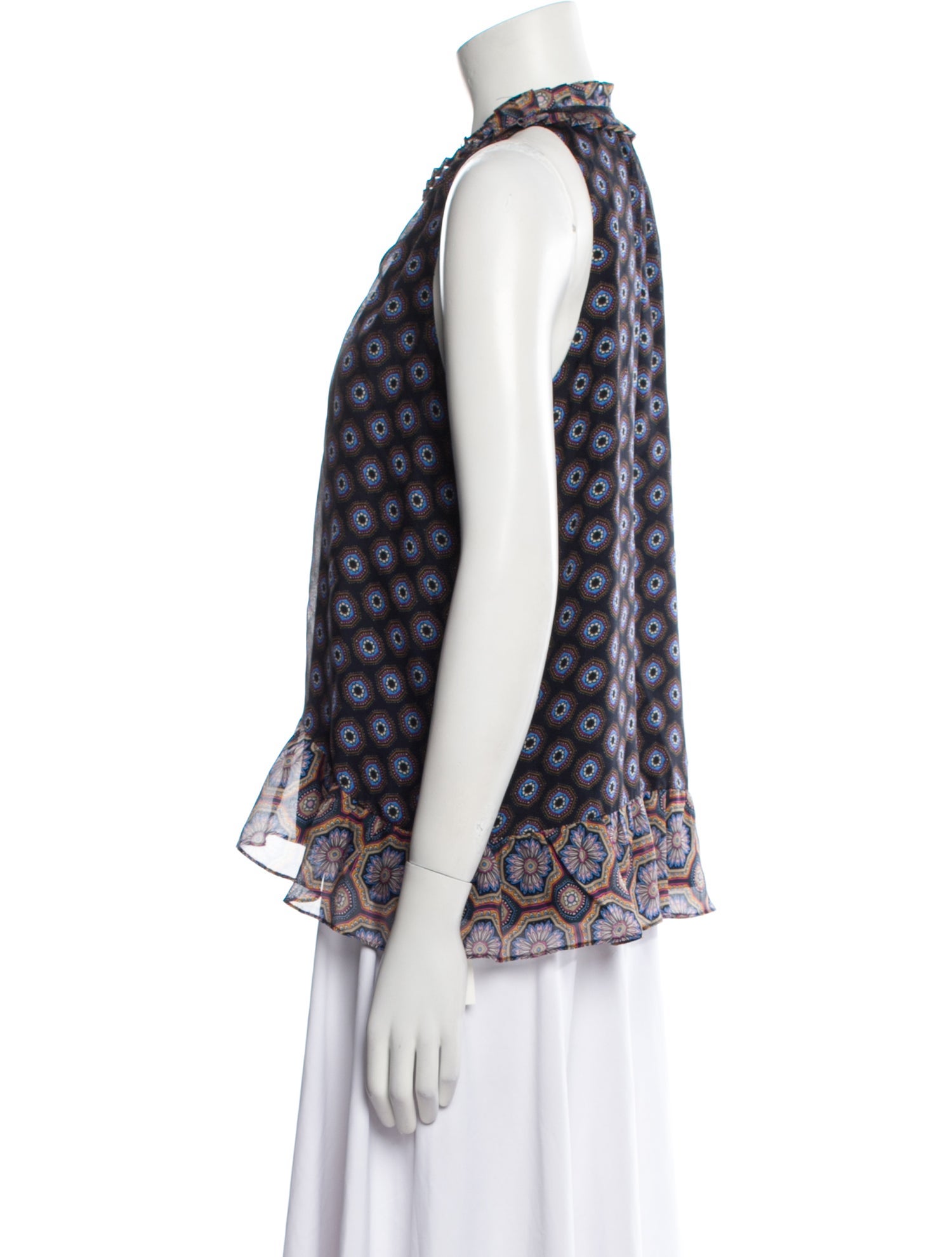 Ramy Brook Silk Printed Blouse