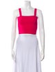 Ramy Brook Square Neckline Sleeveless Crop Top