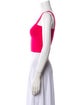 Ramy Brook Square Neckline Sleeveless Crop Top