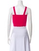 Ramy Brook Square Neckline Sleeveless Crop Top