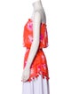 Ramy Brook Floral Print Strapless Tunic