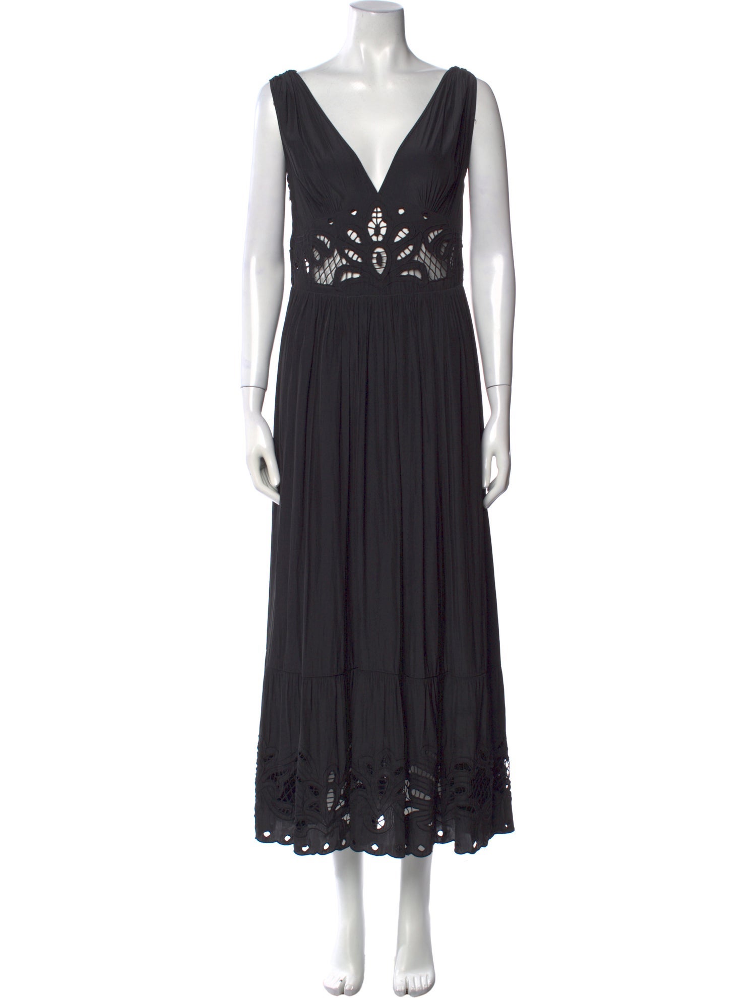 Ramy Brook V-Neck Long Dress