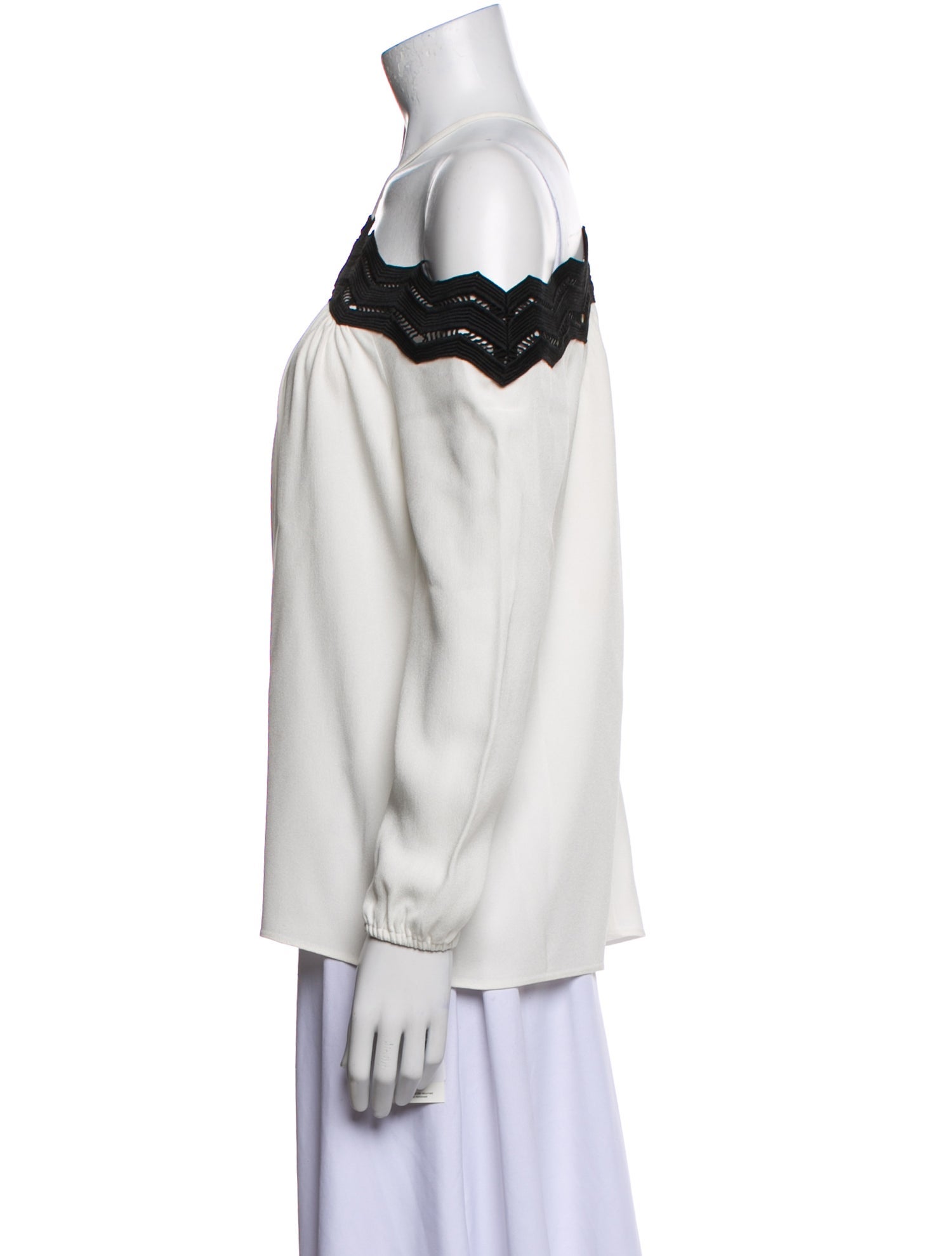 Ramy Brook Off-The-Shoulder Long Sleeve Blouse