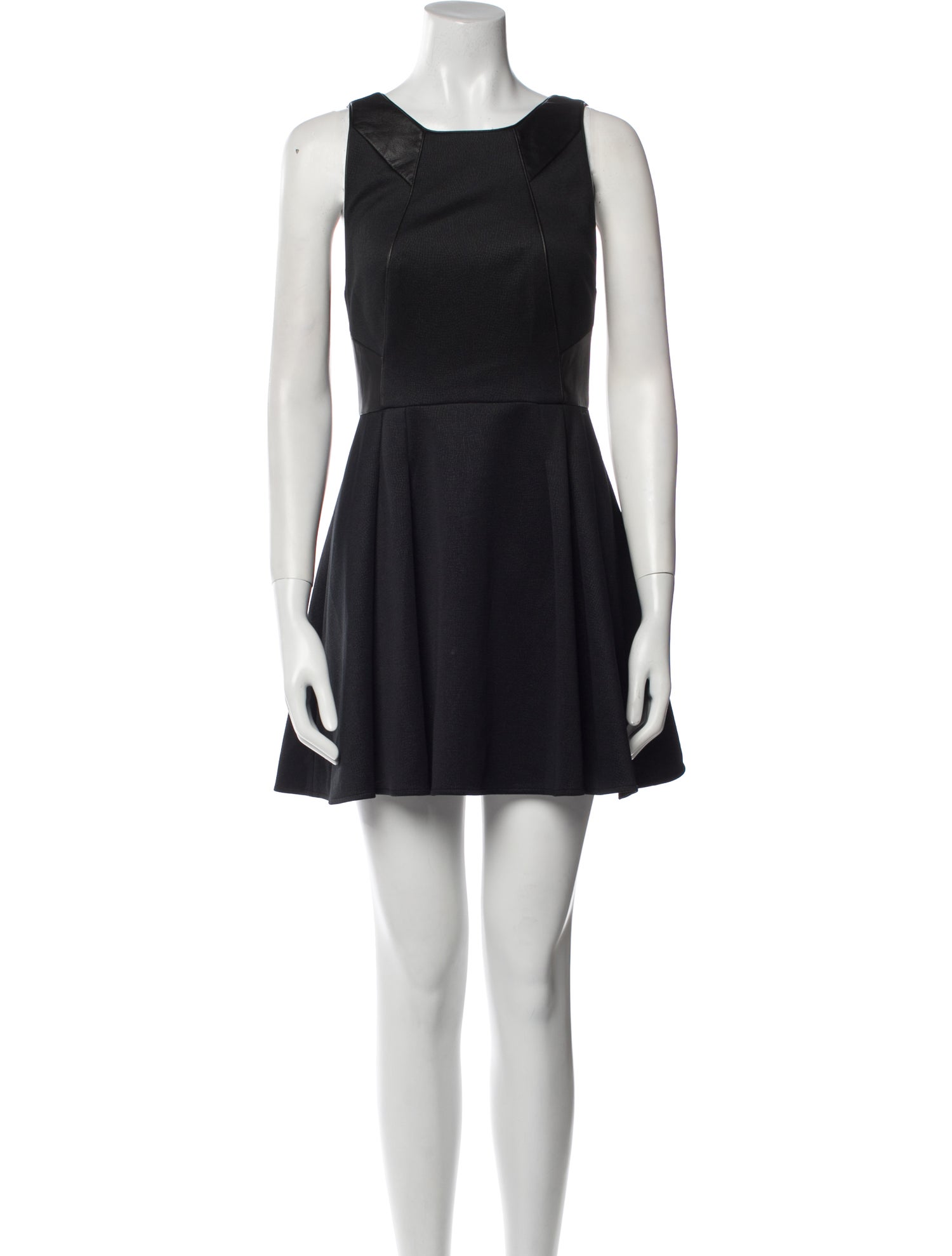 Ramy Brook Bateau Neckline Mini Dress