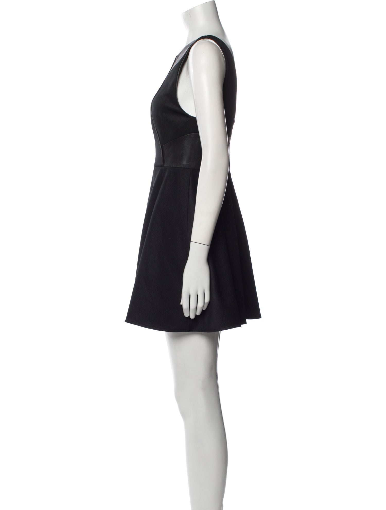 Ramy Brook Bateau Neckline Mini Dress