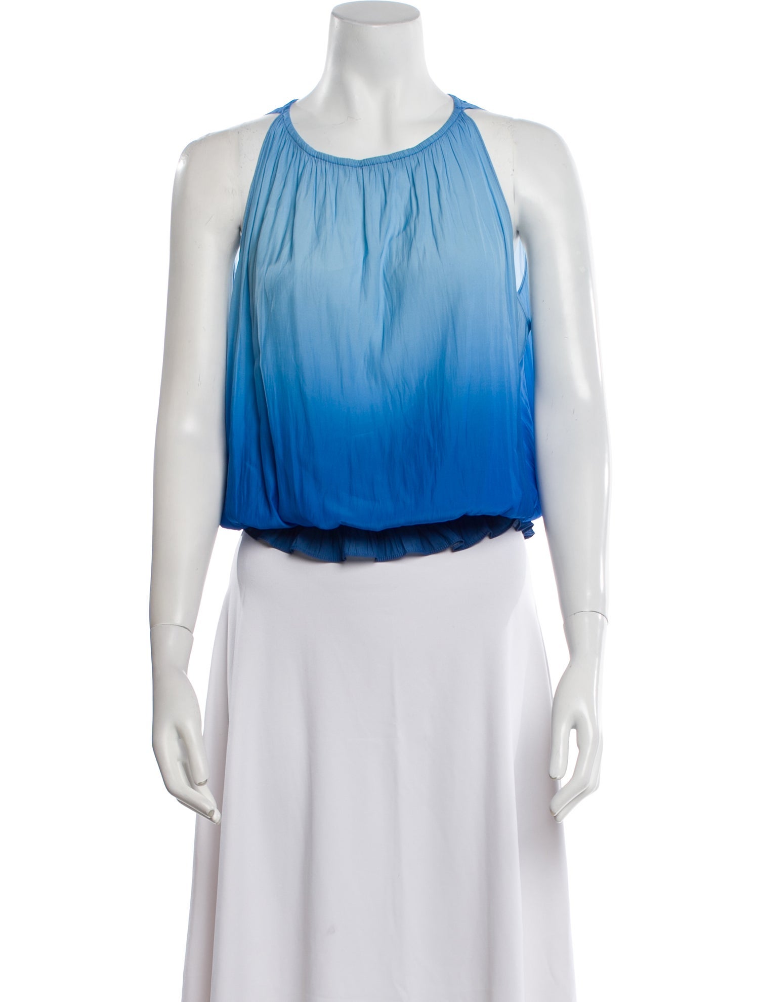 Ramy Brook Halterneck Sleeveless Crop Top