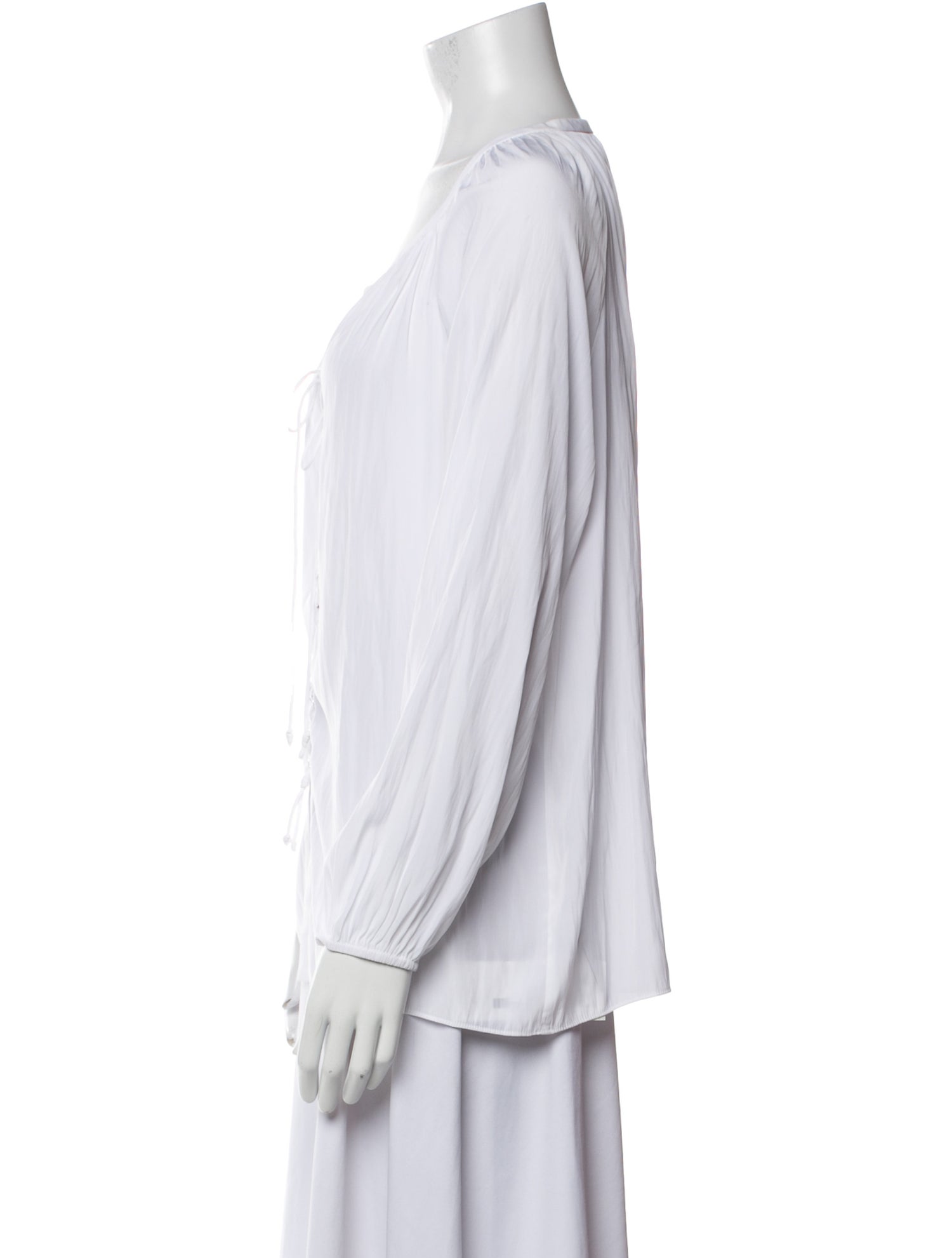 Ramy Brook V-Neck Long Sleeve Blouse