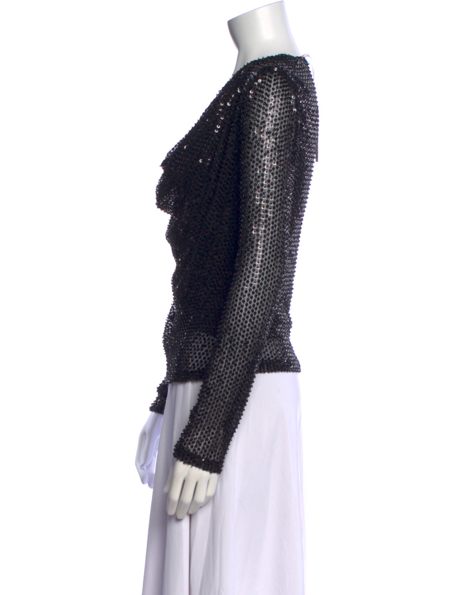 Ramy Brook Cowl Neck Long Sleeve Top w/ Tags