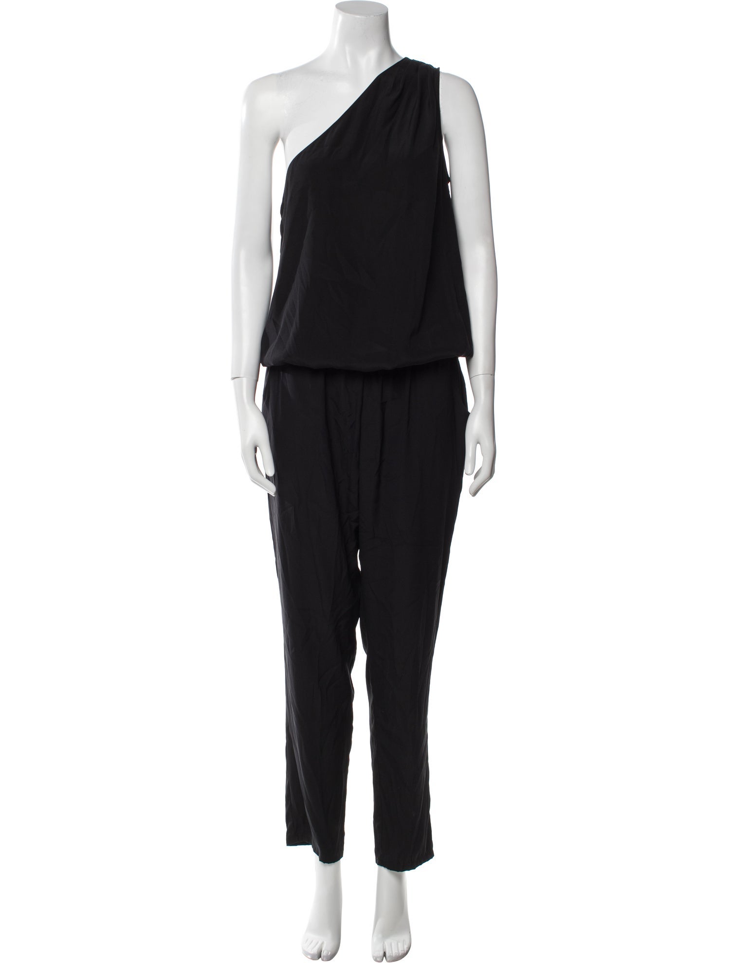 Ramy Brook Silk One-Shoulder Jumpsuit