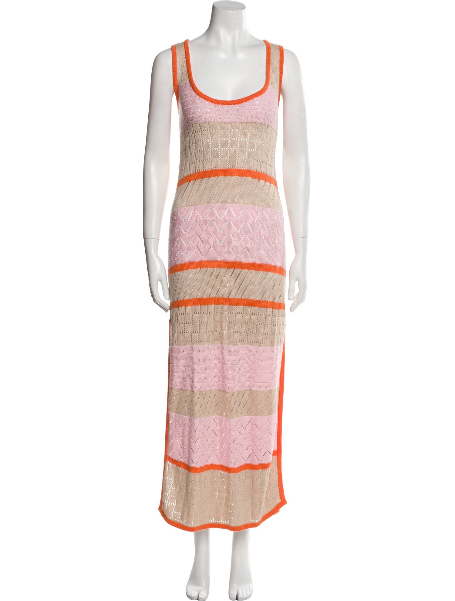 Ramy Brook Striped Long Dress