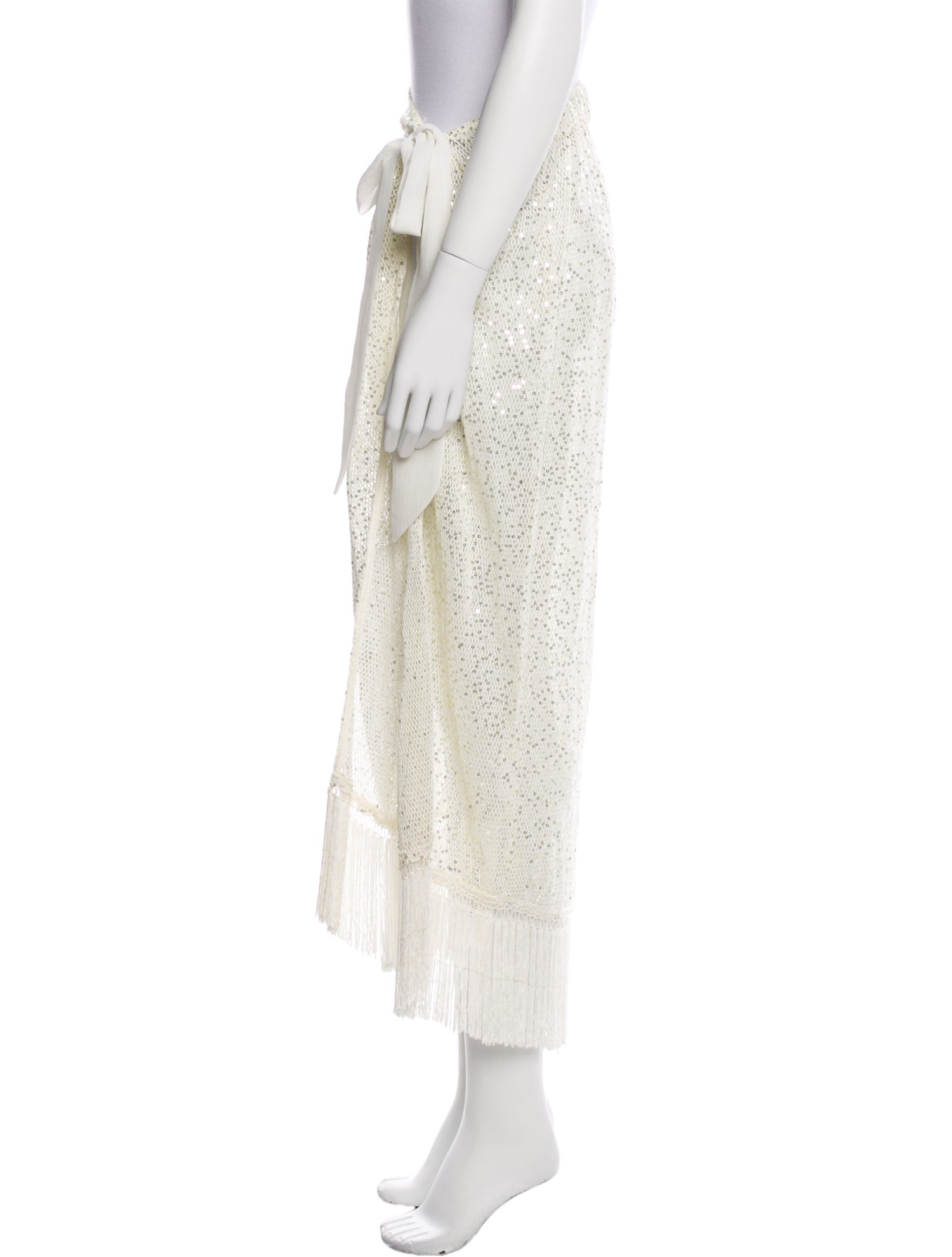 Ramy Brook Lace Pattern Midi Length Skirt w/ Tags