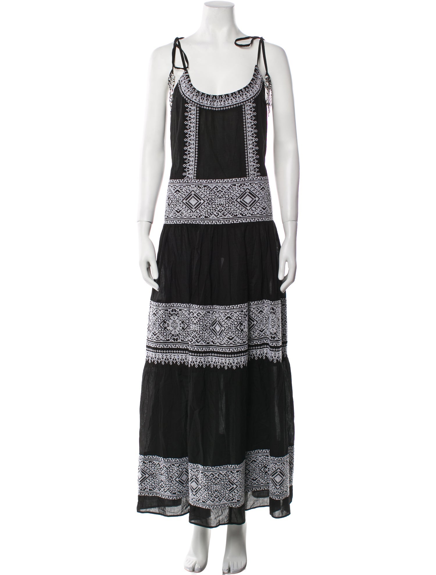 Ramy Brook Lace Pattern Long Dress