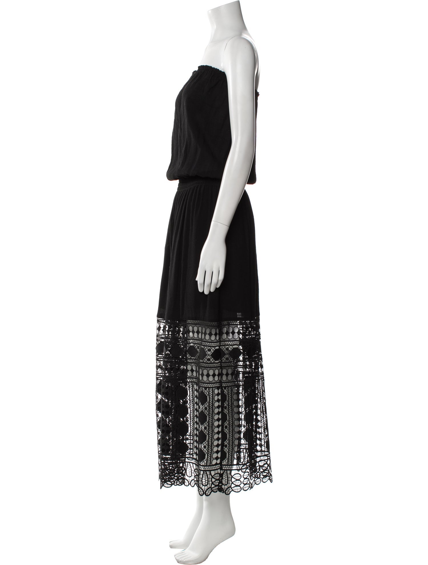 Ramy Brook Strapless Midi Length Dress