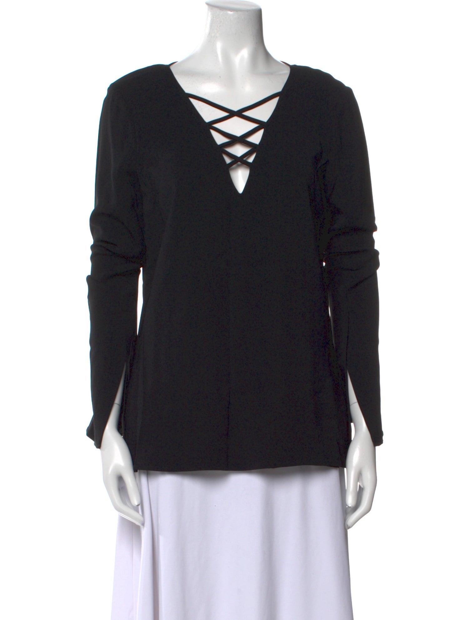 Ramy Brook V-Neck Long Sleeve Blouse