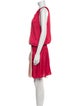 Ramy Brook Colorblock Pattern Knee-Length Dress