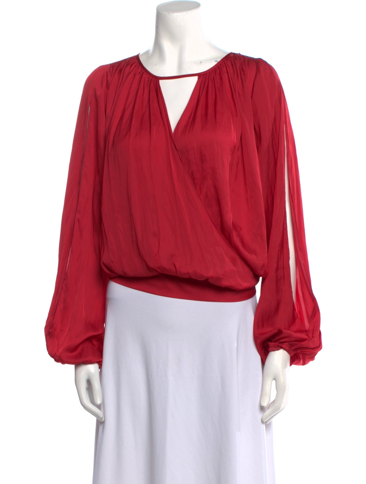 Ramy Brook V-Neck Long Sleeve Blouse