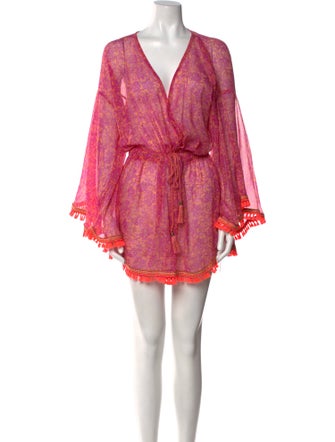 Ramy Brook Floral Print Mini Dress