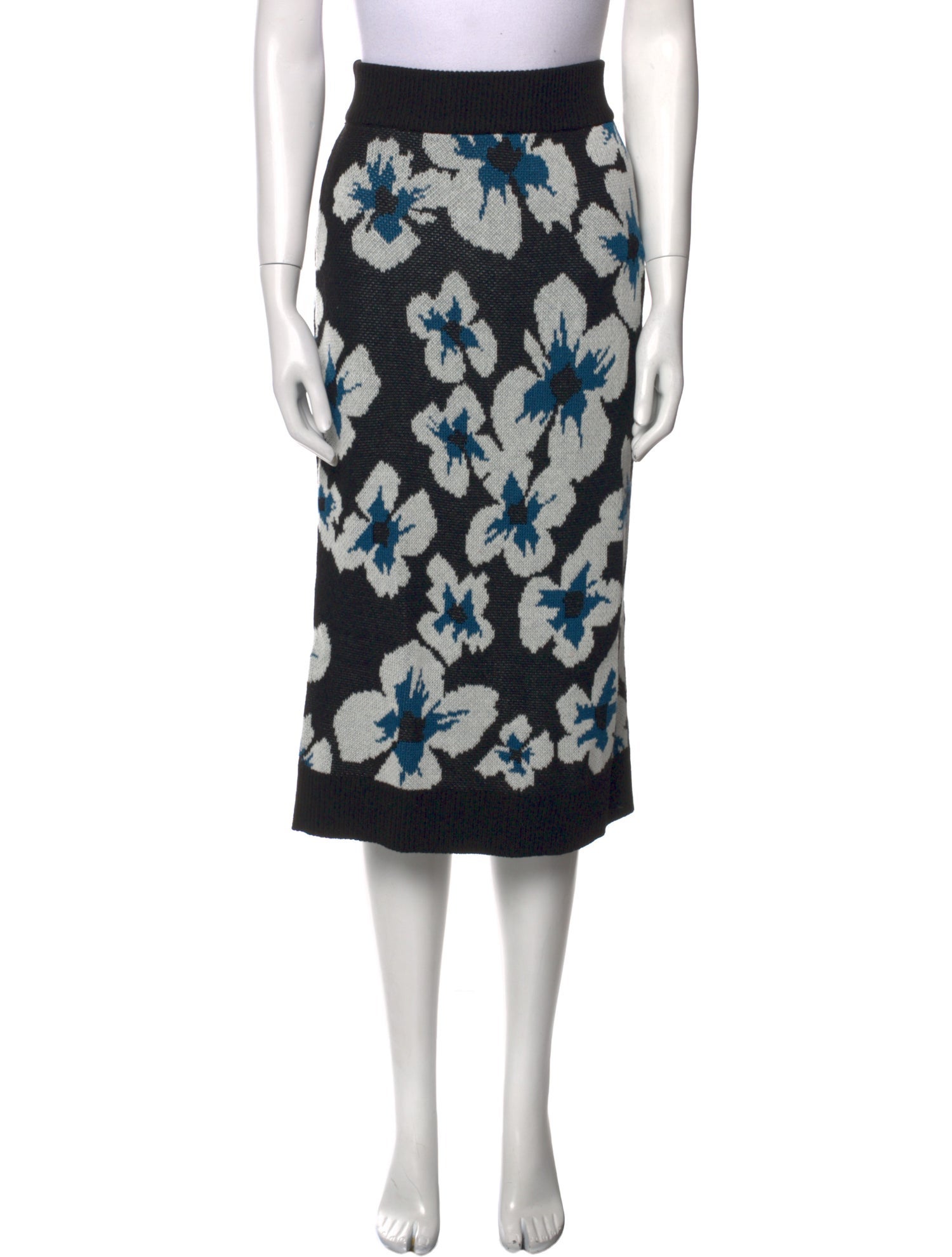 Ramy Brook Floral Print Knee-Length Skirt w/ Tags