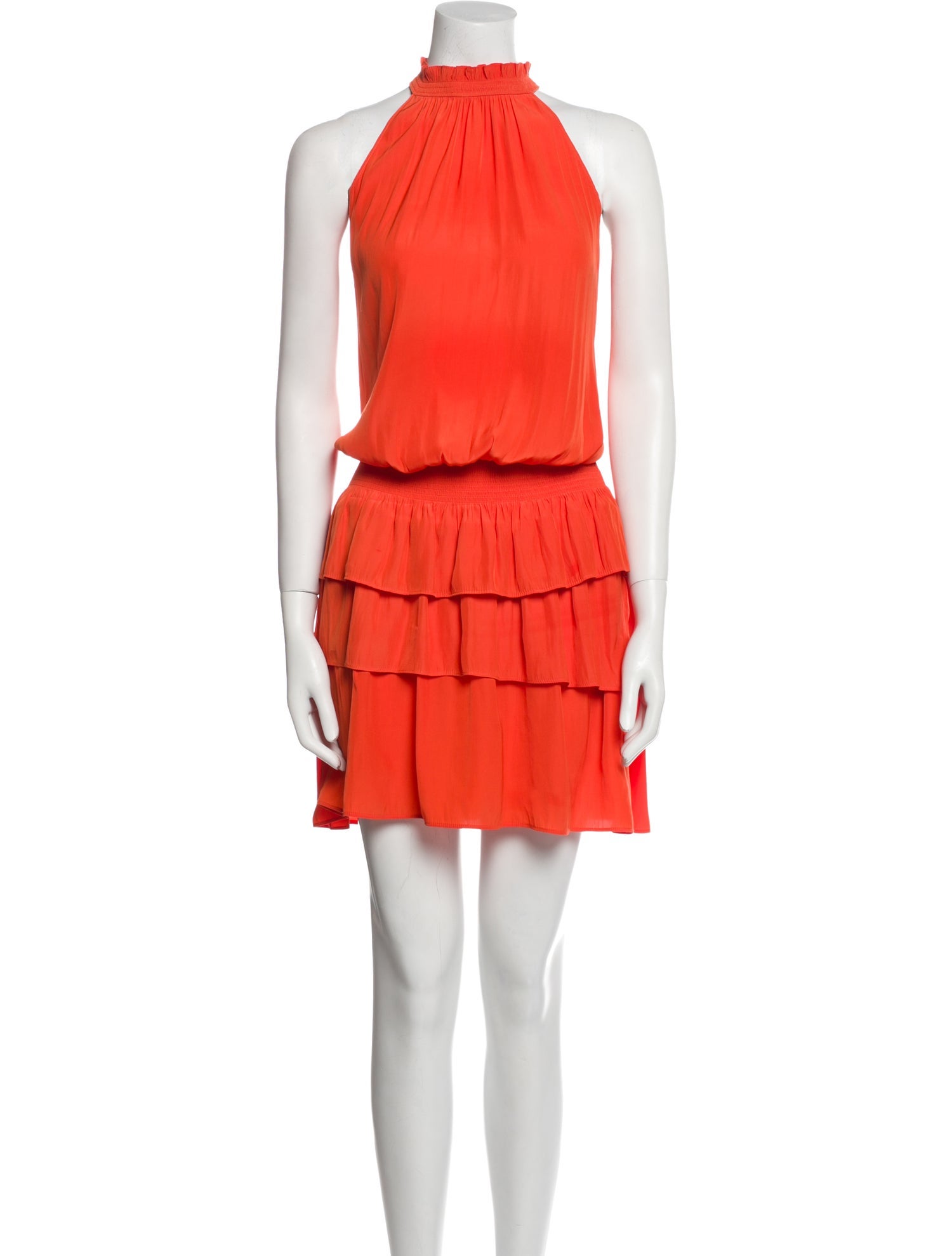 Ramy Brook Mock Neck Knee-Length Dress