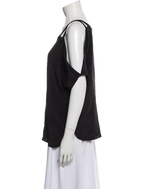 Ramy Brook Silk Square Neckline Top