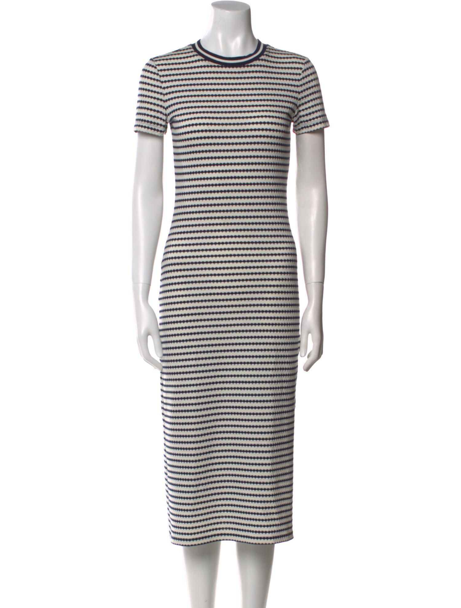 Ramy Brook Striped Midi Length Dress