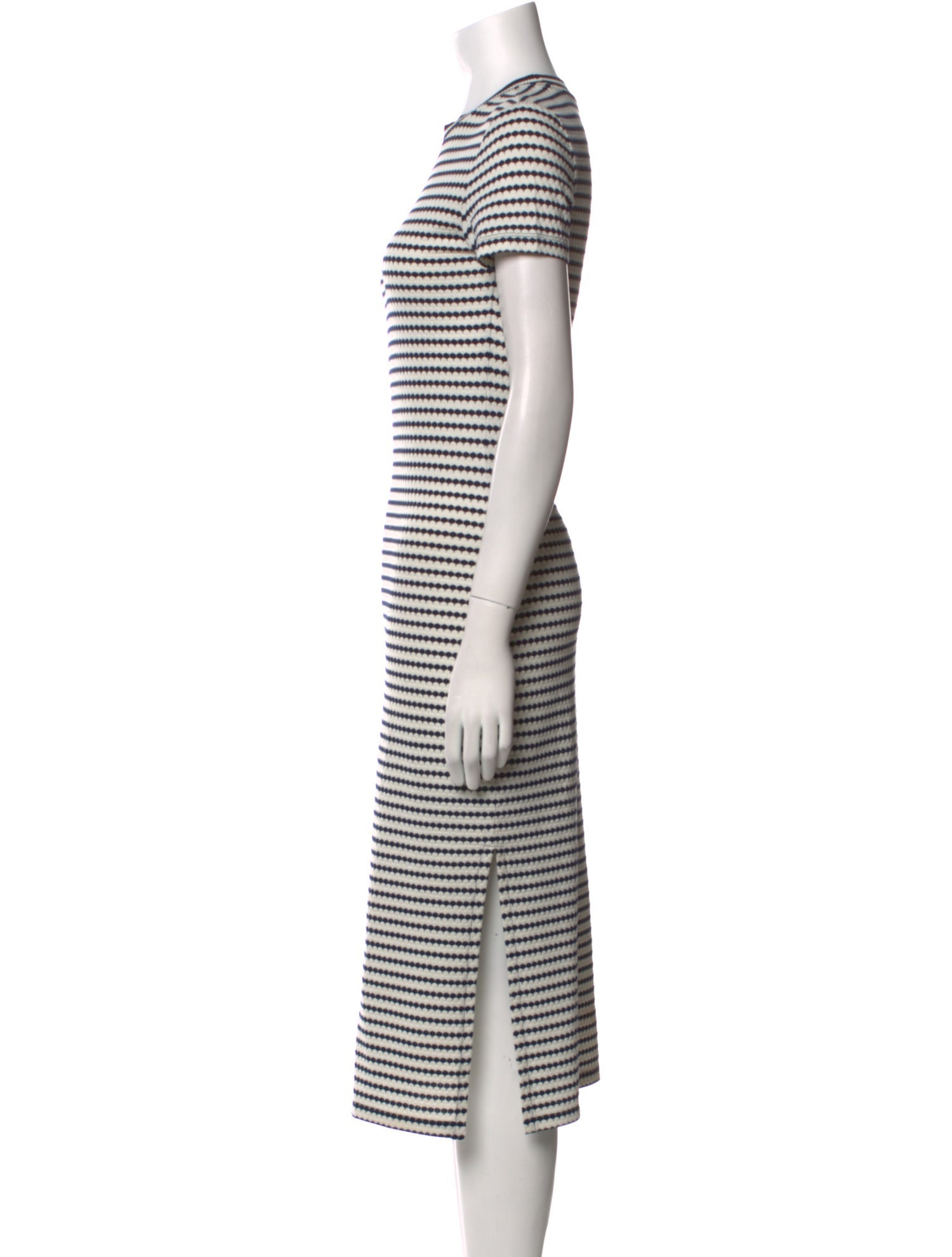 Ramy Brook Striped Midi Length Dress
