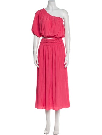 Ramy Brook One-Shoulder Midi Length Dress