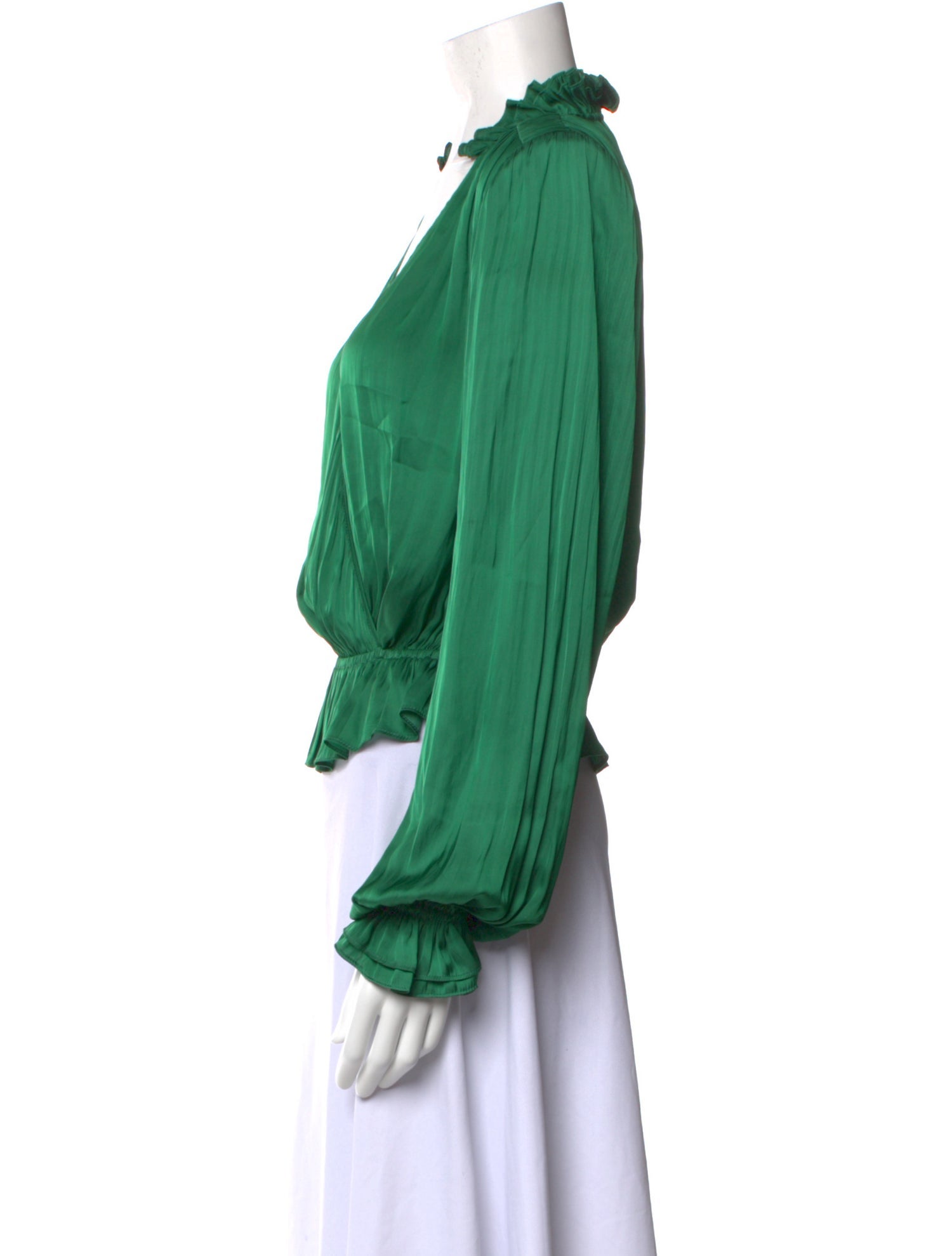 Ramy Brook V-Neck Long Sleeve Blouse