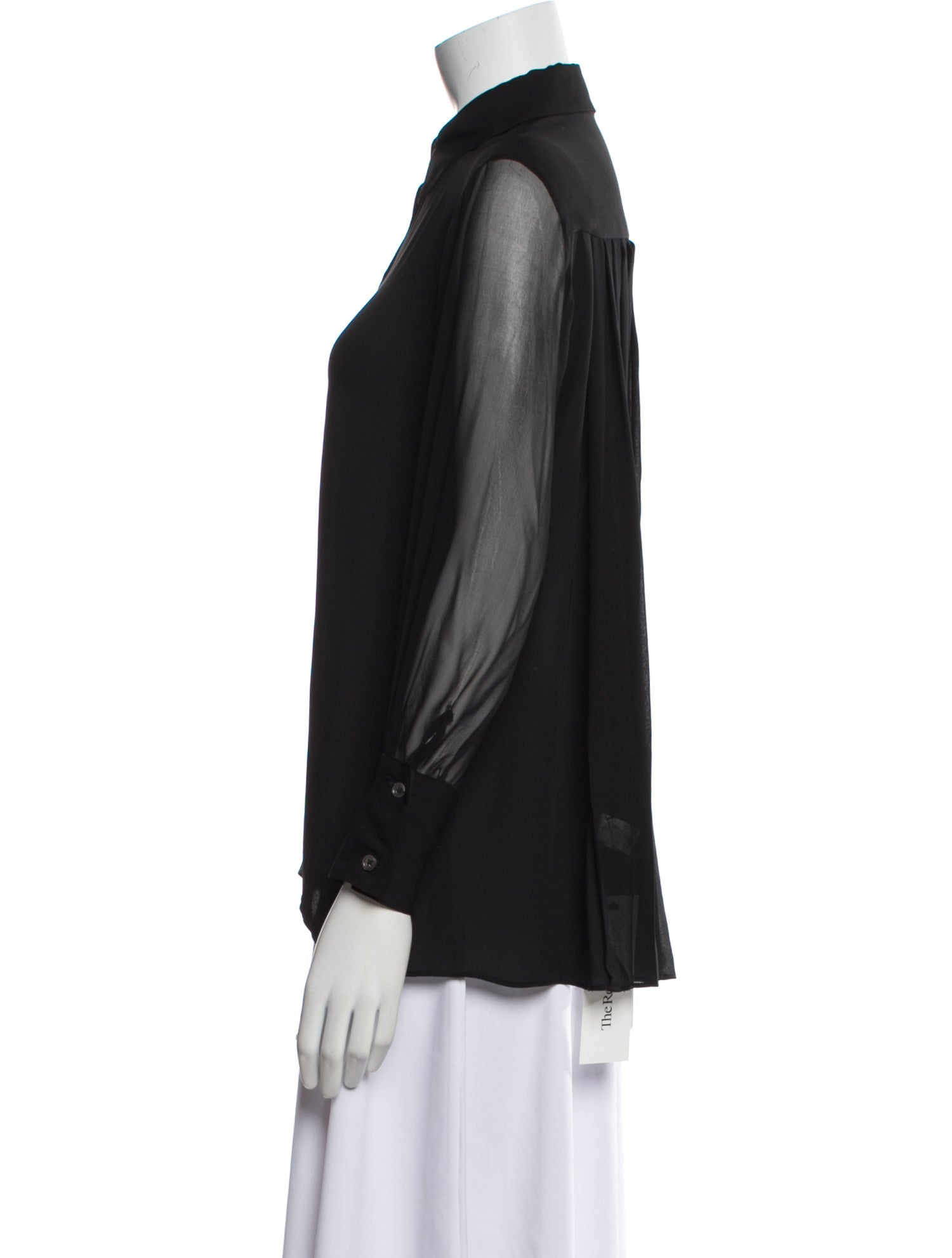 Ramy Brook Long Sleeve Button-Up Top