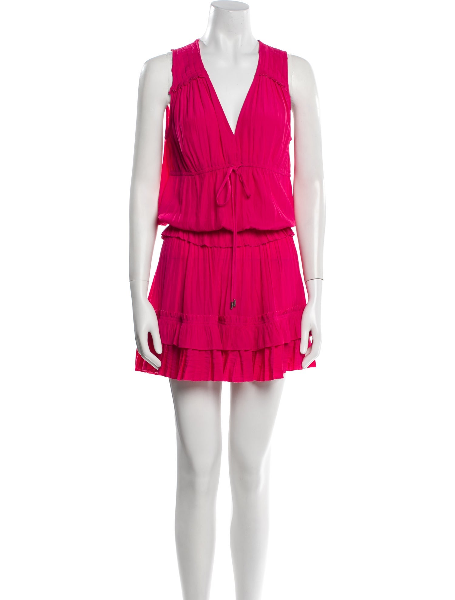 Ramy Brook V-Neck Knee-Length Dress