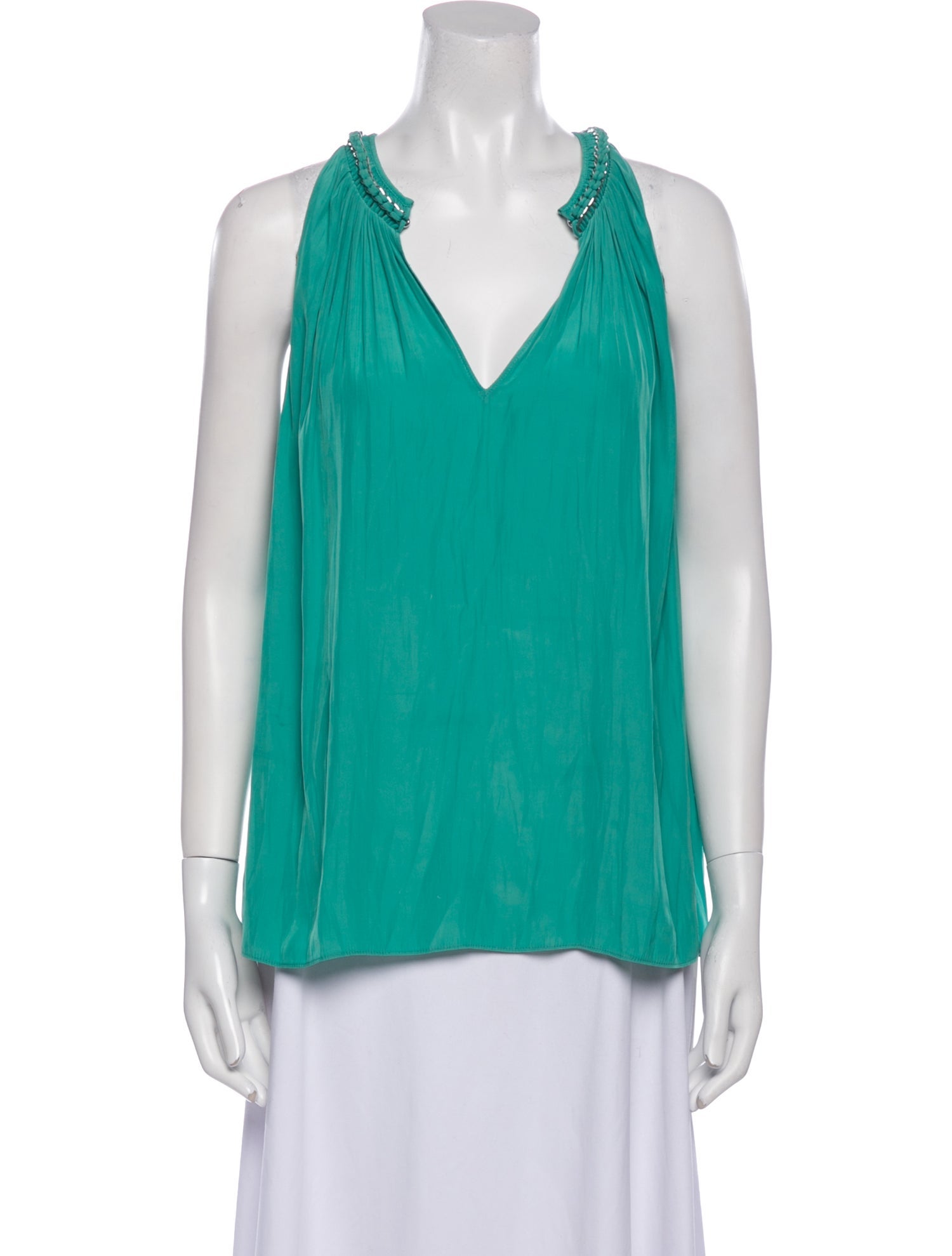 Ramy Brook V-Neck Sleeveless Blouse