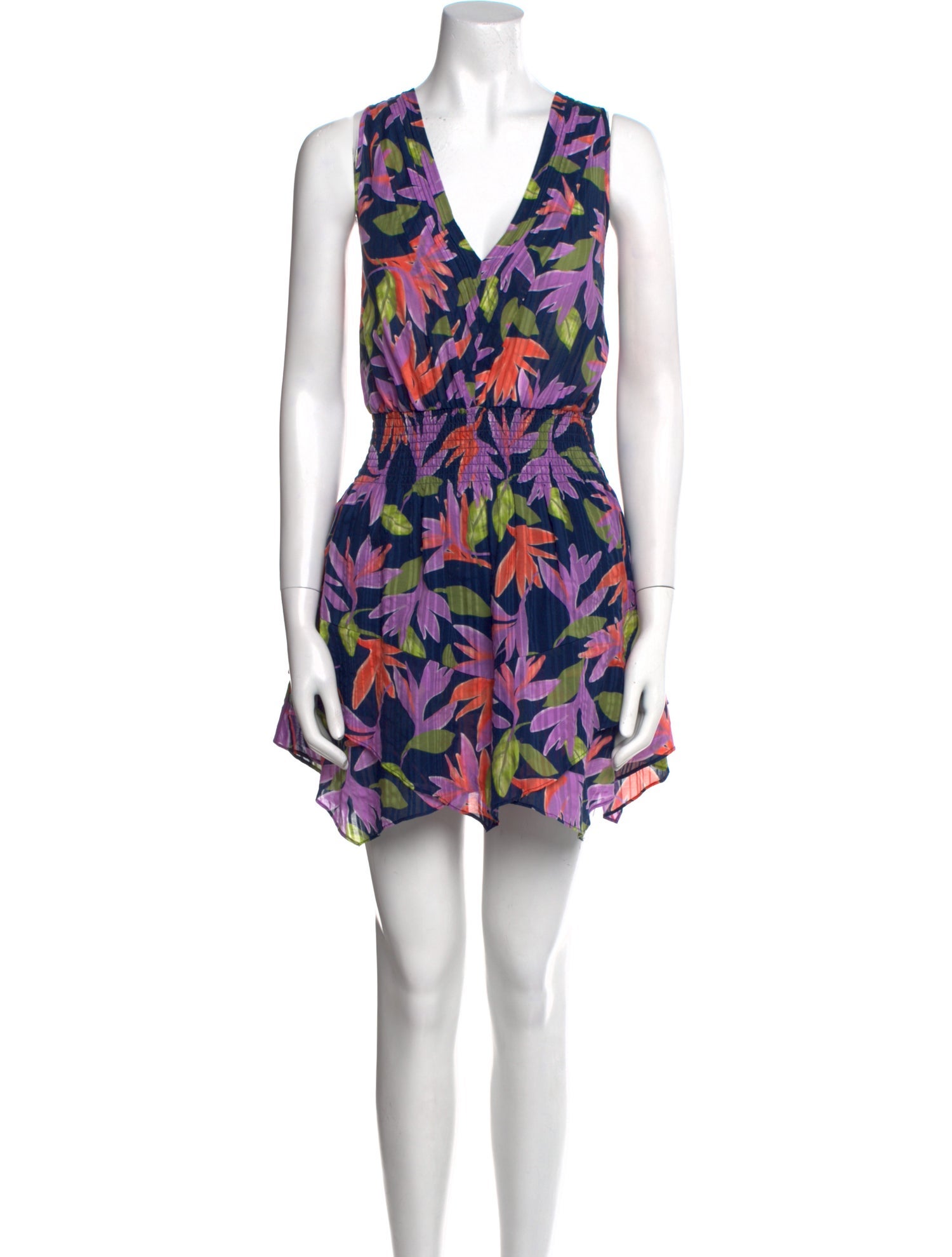 Ramy Brook Floral Print Mini Dress