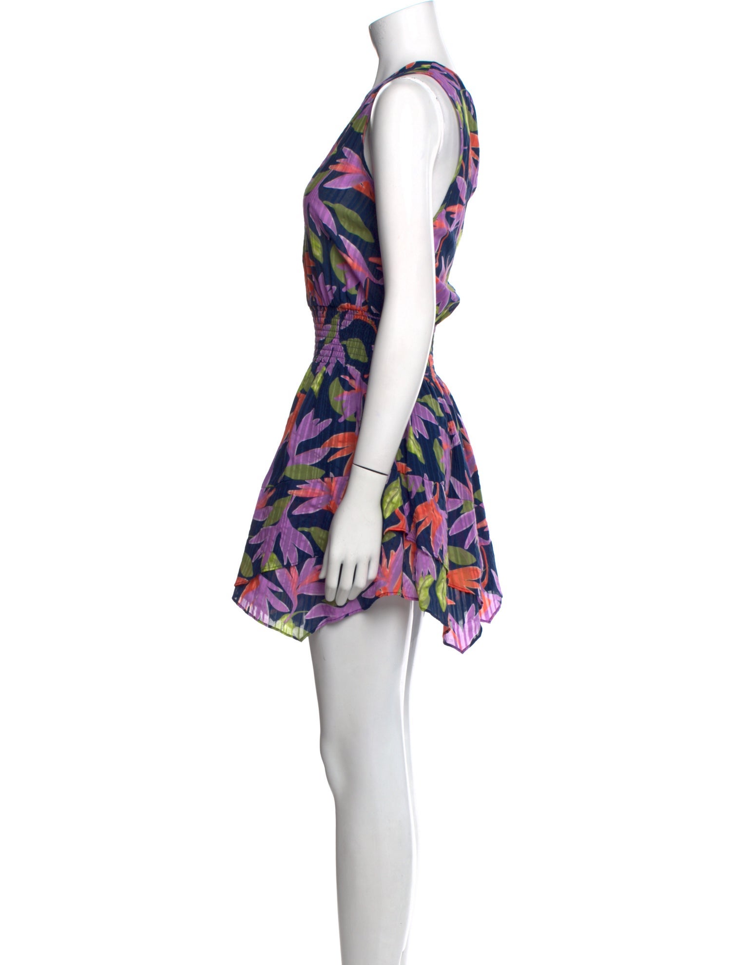 Ramy Brook Floral Print Mini Dress