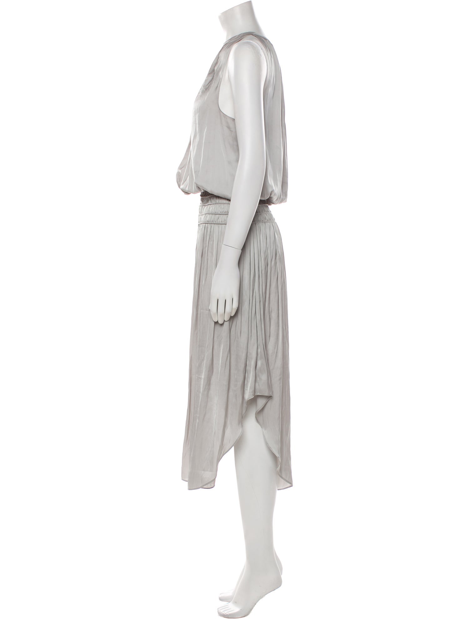 Ramy Brook Crew Neck Long Dress