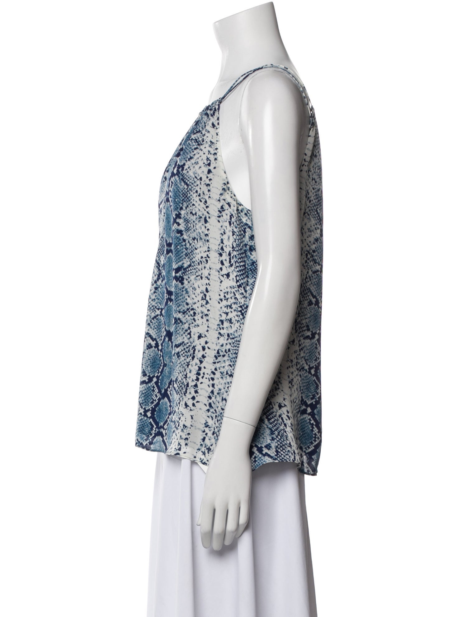 Ramy Brook Silk Animal Print Top