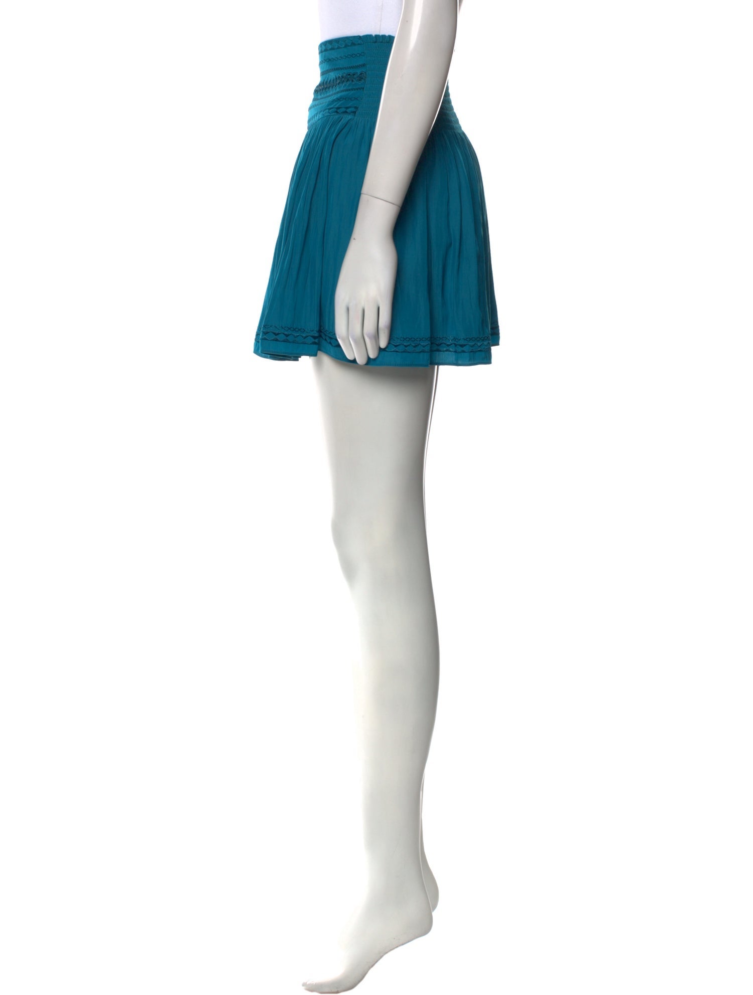 Ramy Brook Beaded Accents Mini Skirt