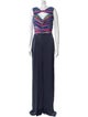 Ramy Brook Striped Scoop Neck Jumpsuit