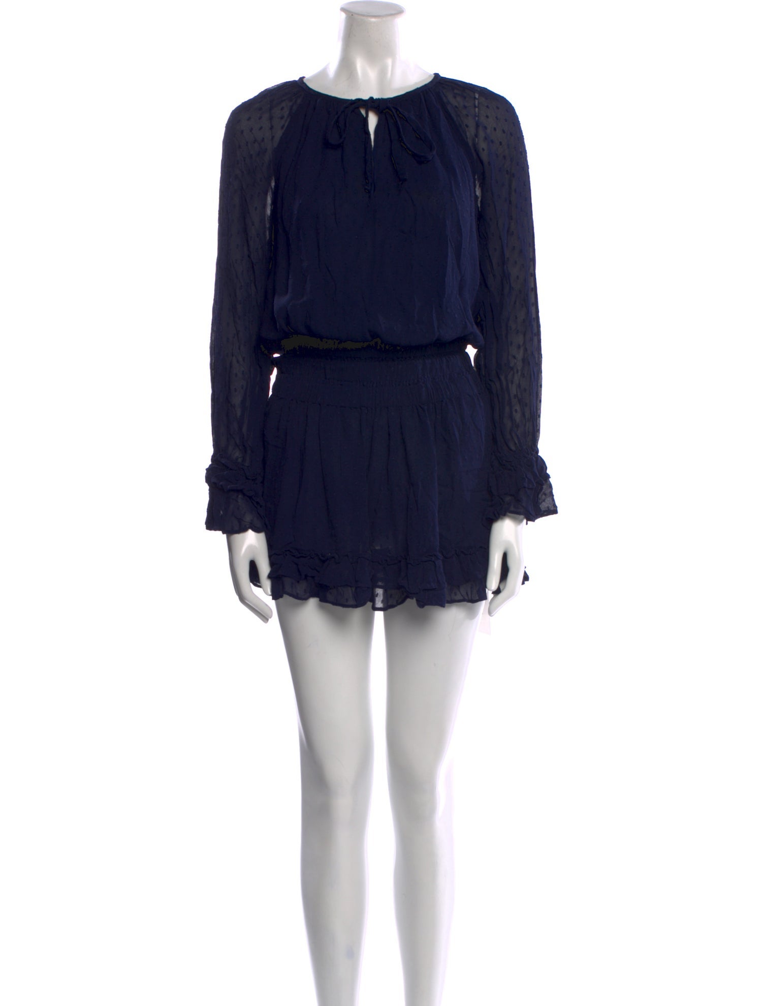 Ramy Brook Crew Neck Mini Dress