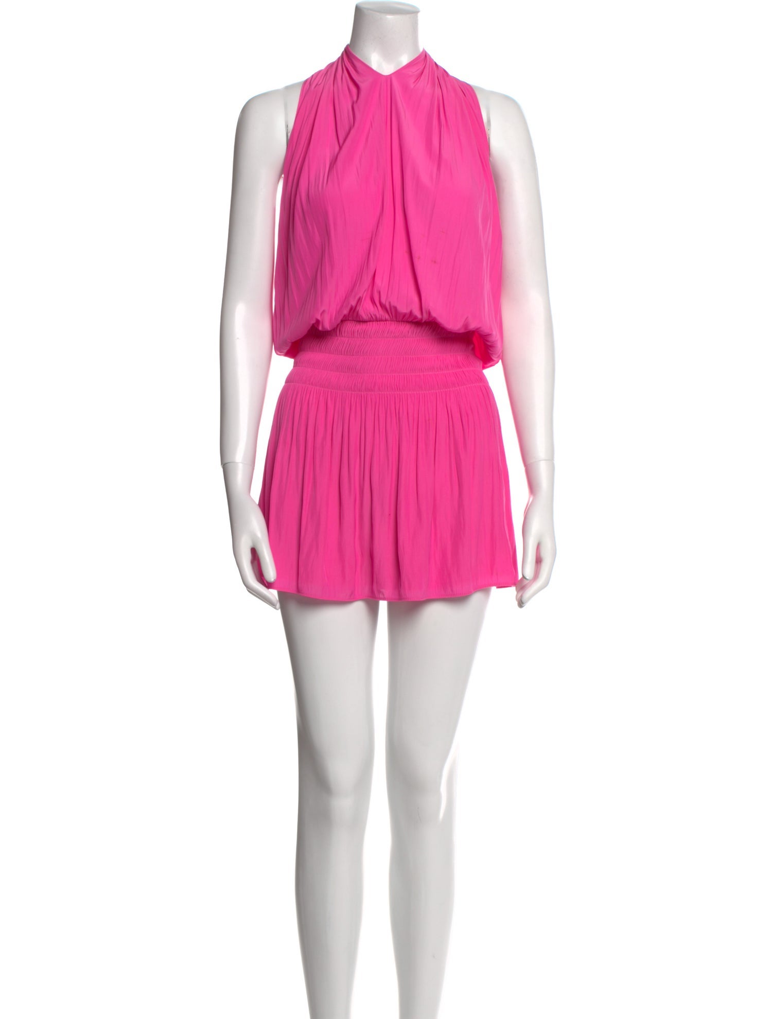 Ramy Brook Mock Neck Mini Dress