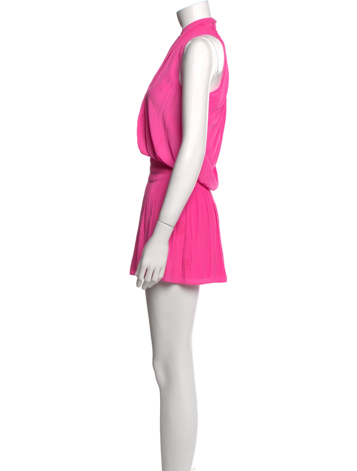 Ramy Brook Mock Neck Mini Dress