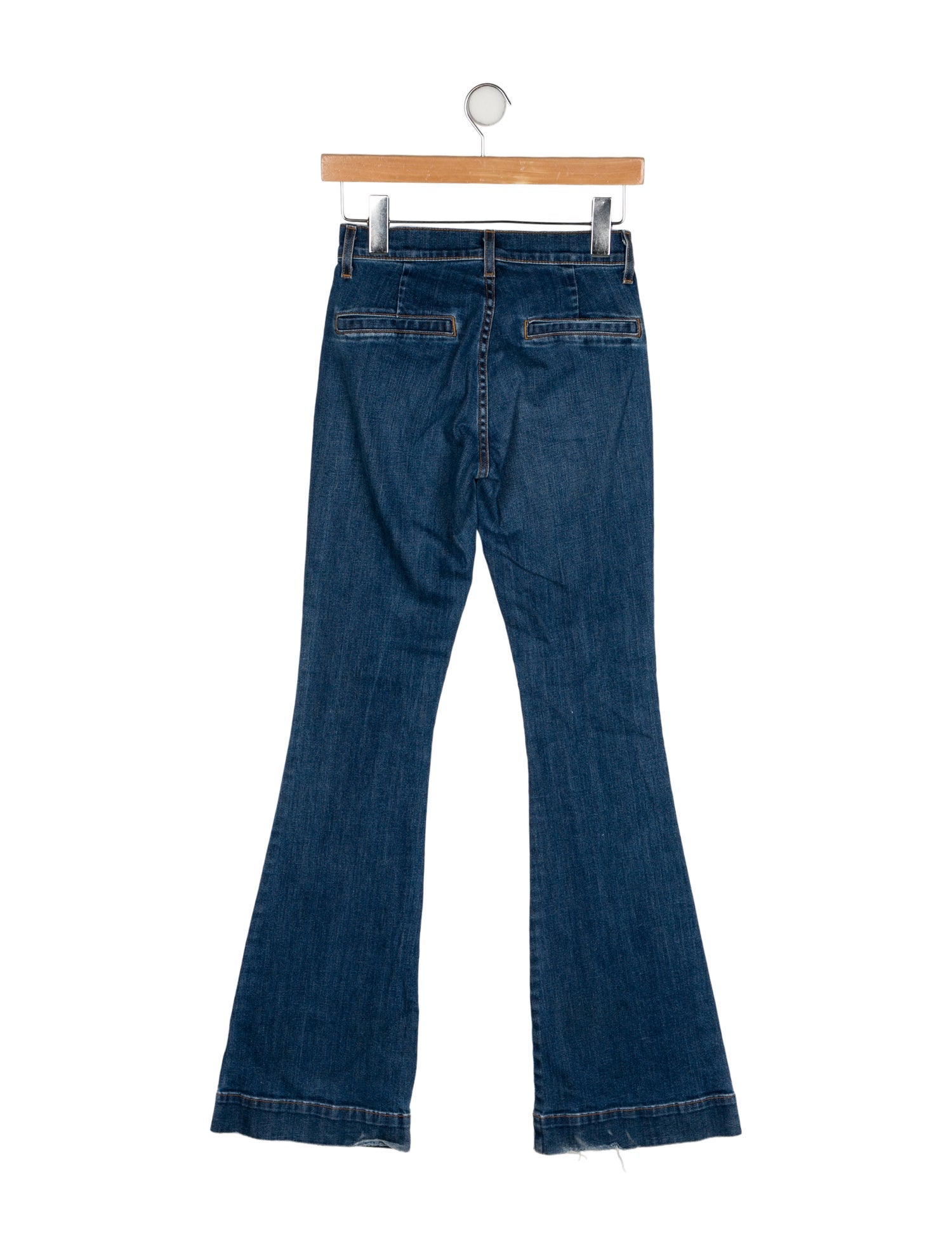 Ramy Brook Mid-Rise Wide Leg Jeans