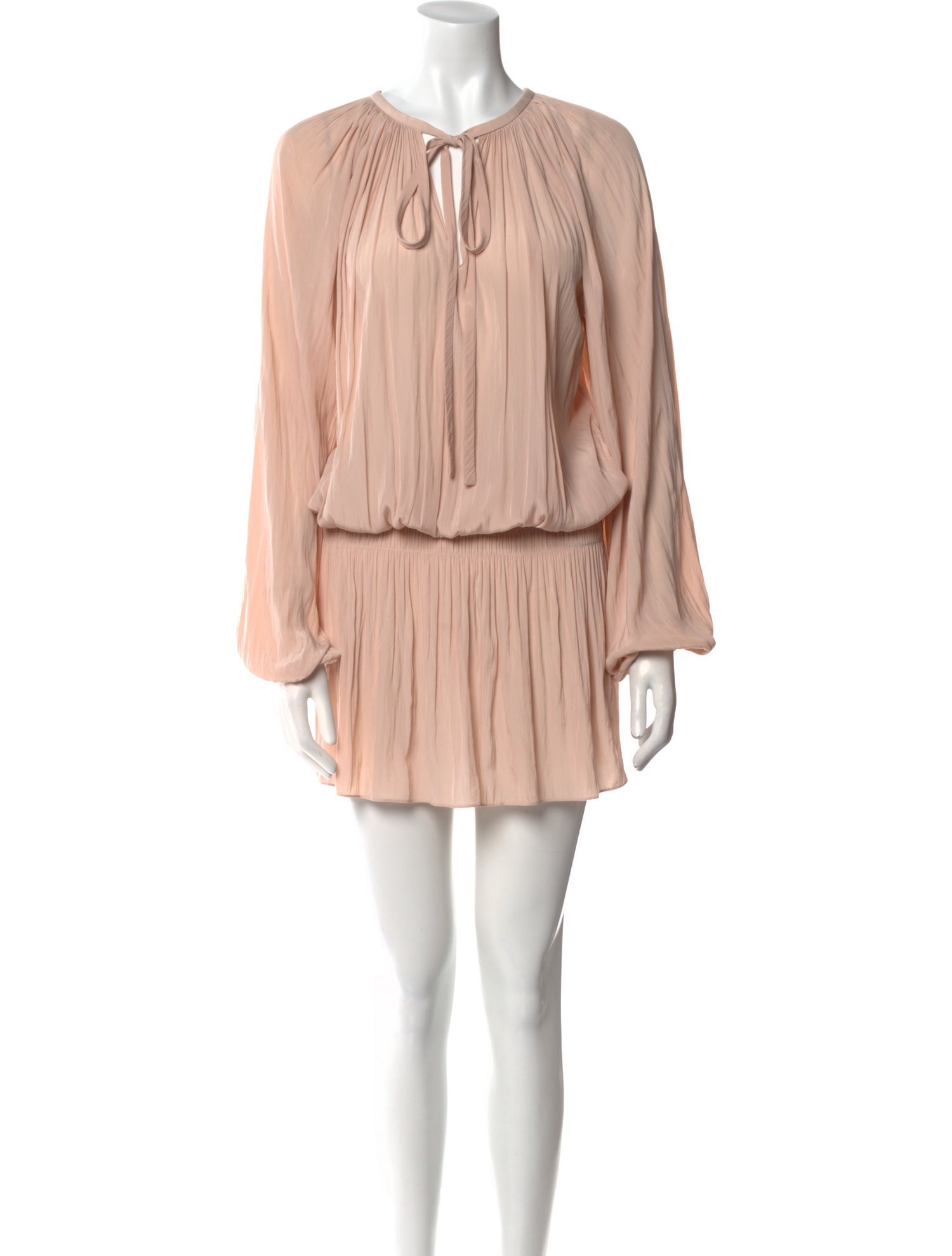 Ramy Brook Tie Neck Mini Dress